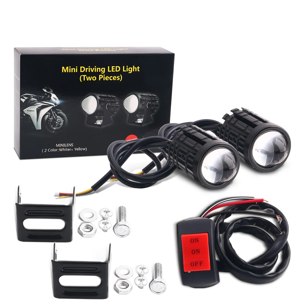 Universal Motorcycle Led Headlight Projector - Faro LED Universal para motocicleta, Mini