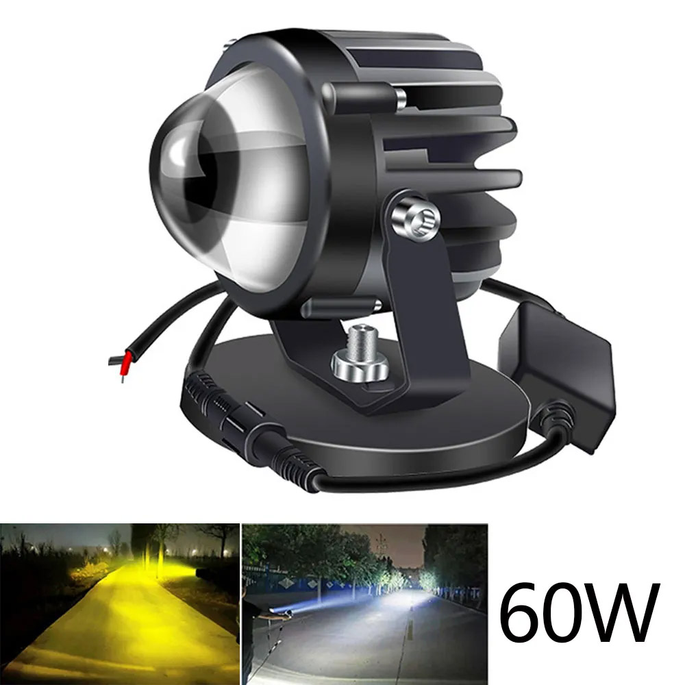 Universal Motorcycle Led Headlight Projector - Proyector de motocicleta, luz láser, lámpara