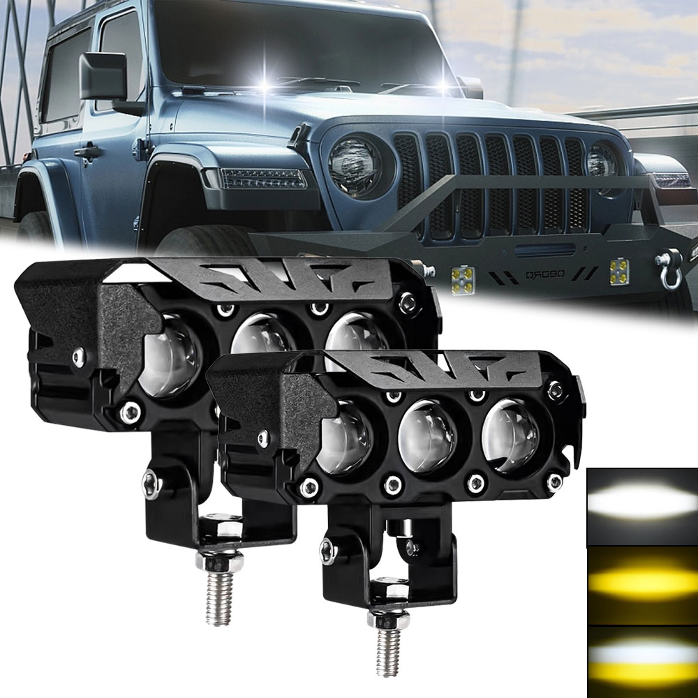 Universal Motorcycle Led Headlight Projector - Proyector Led de 3 pulgadas para