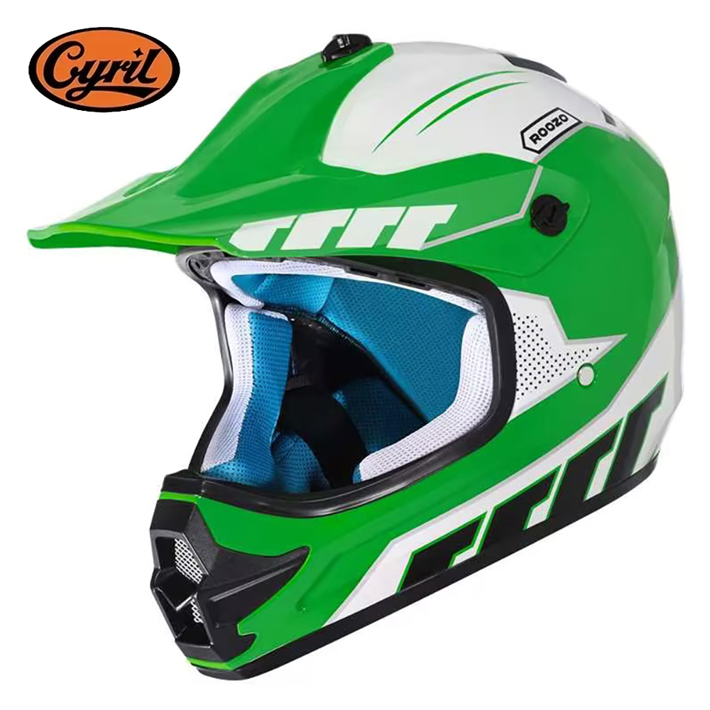 Off Road Motocross Helmet Goggles Set - Conjunto de Equipo de Motocross para