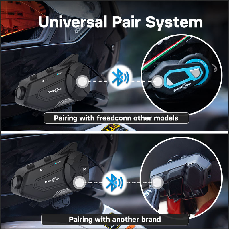 Freedconn-intercomunicador par - Universal Motorcycle Helmet Intercom Headset reseña y precio