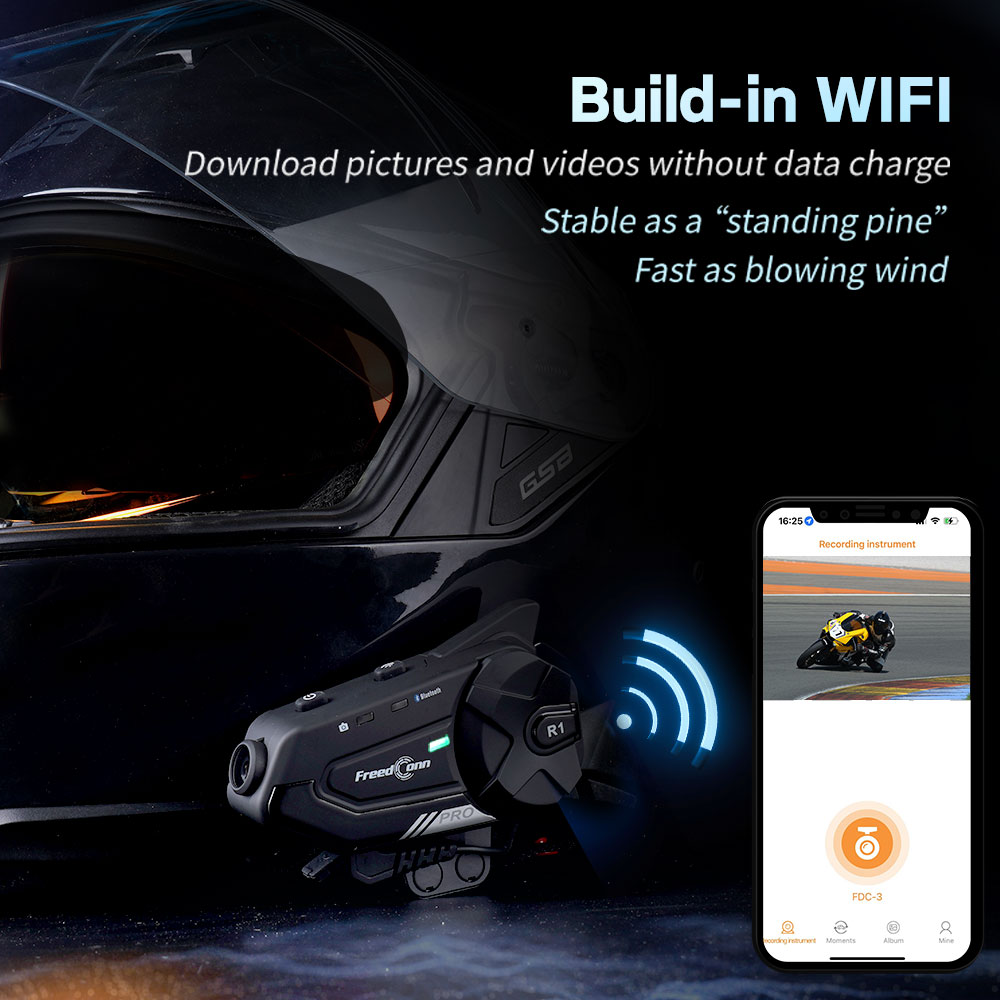 Freedconn-intercomunicador par - Universal Motorcycle Helmet Intercom Headset reseña y precio