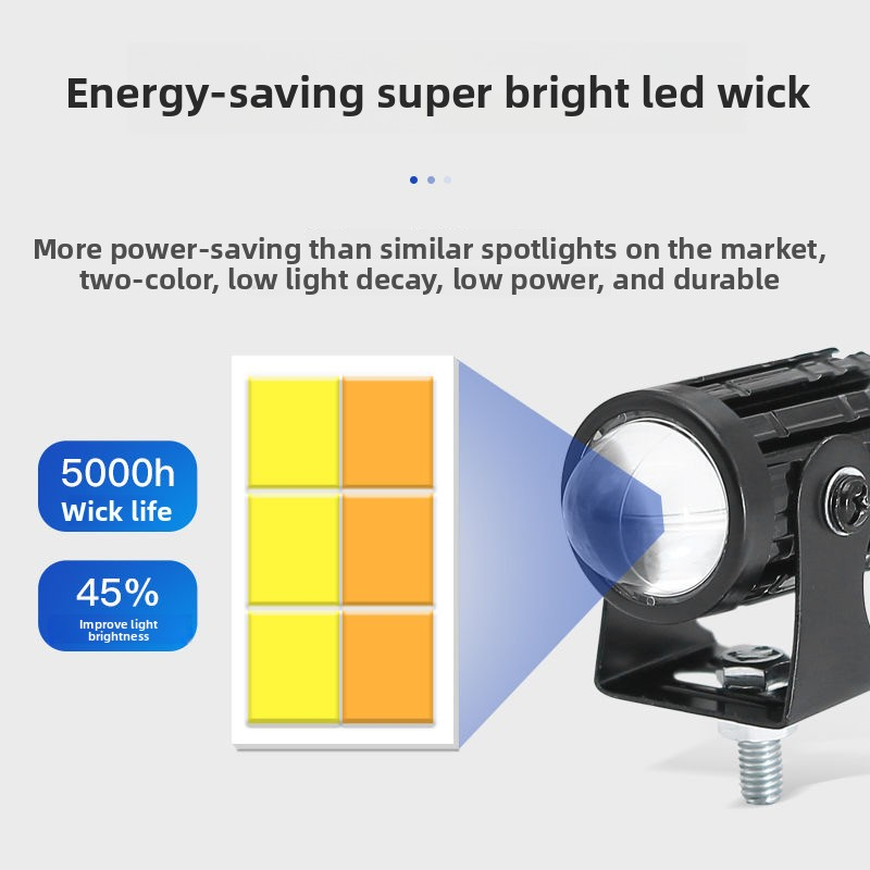 1PCS/2PCS 100W 30000LM Faro LE - Universal Motorcycle Led Headlight Projector reseña y precio