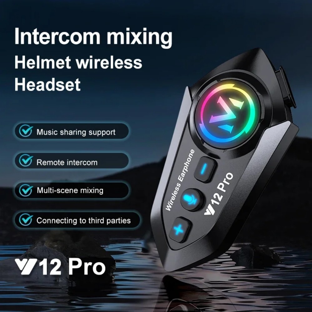 1 o 2 unidades de auriculares  - Universal Motorcycle Helmet Intercom Headset reseña y precio