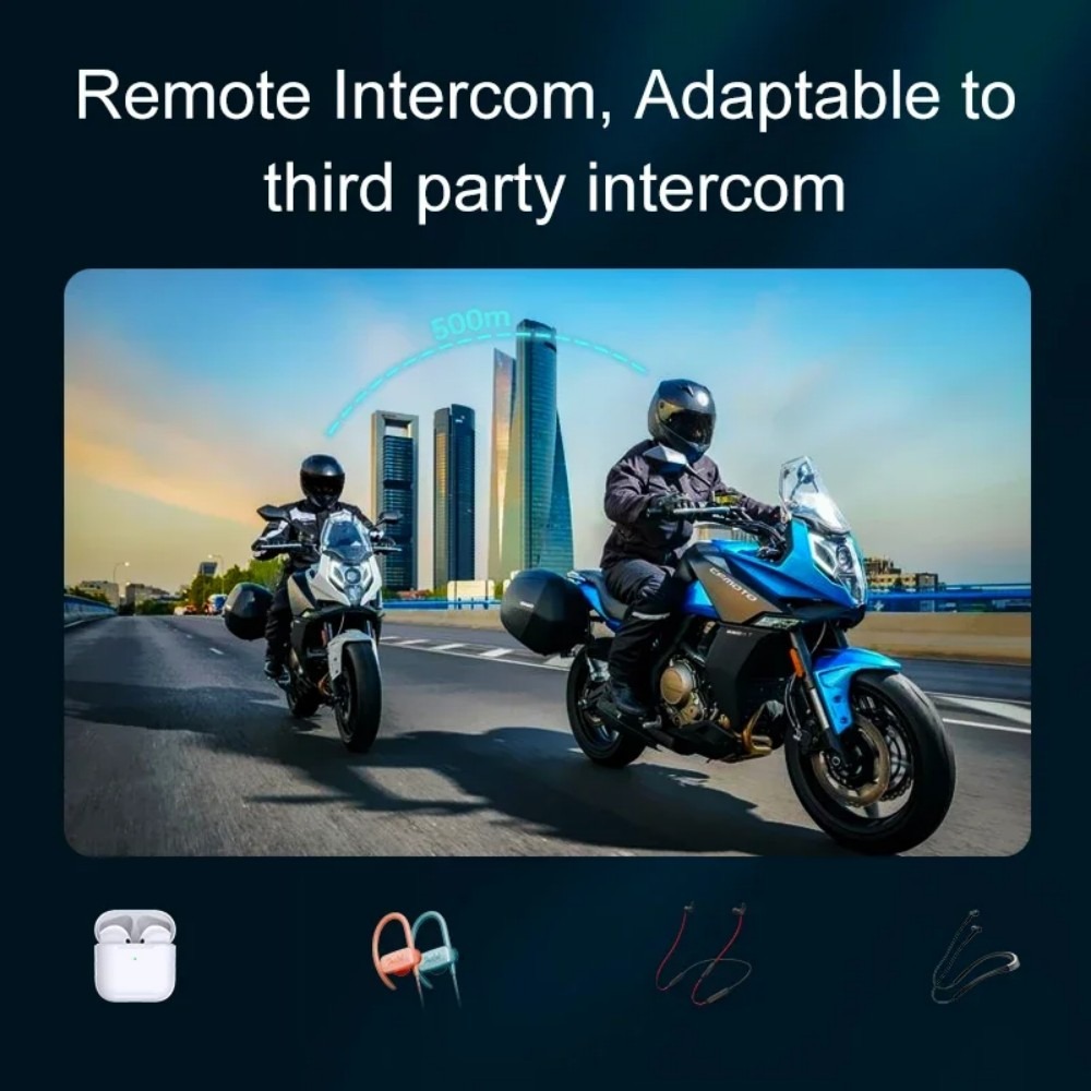1 o 2 unidades de auriculares  - Universal Motorcycle Helmet Intercom Headset reseña y precio