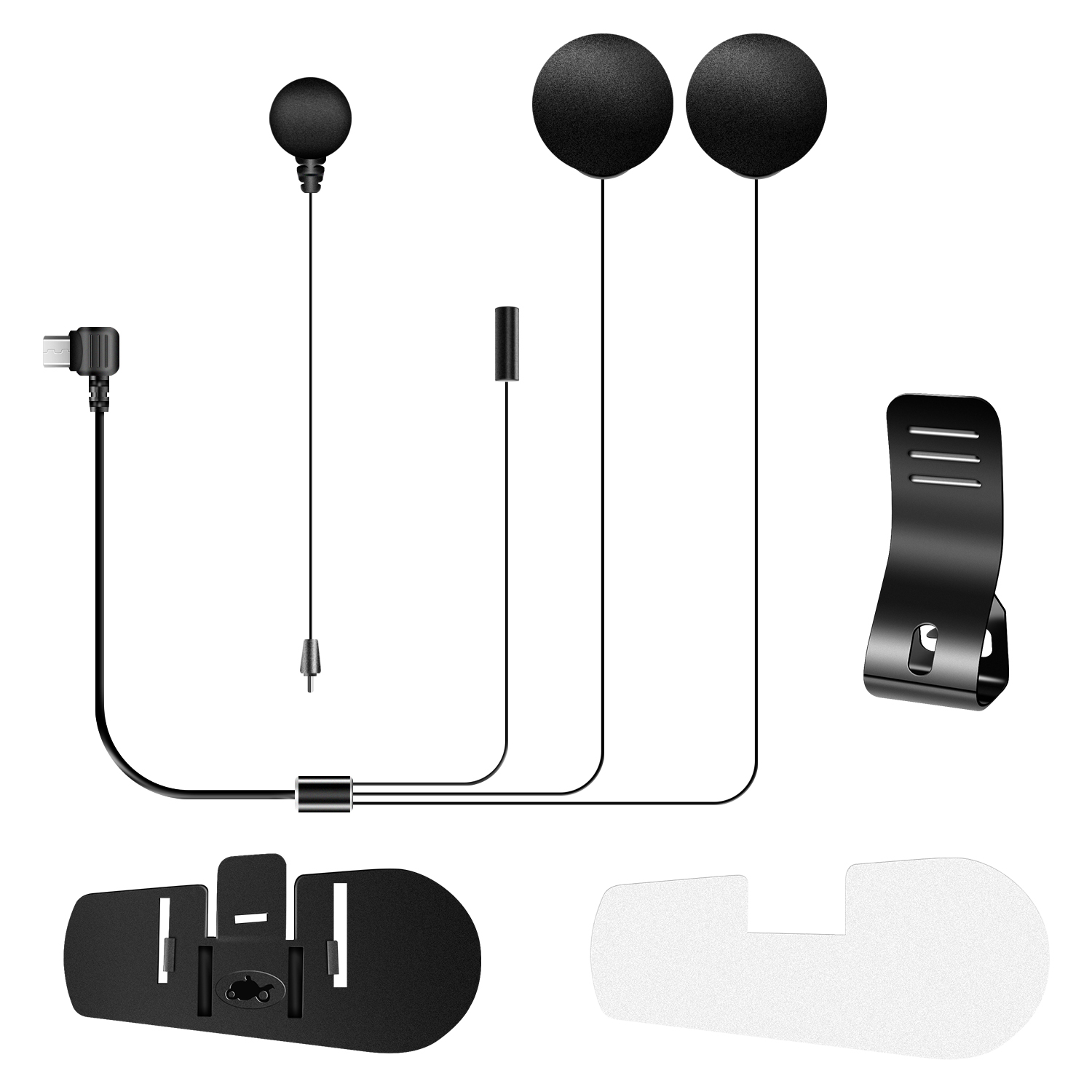 Auriculares con Micrófono y Al - Universal Motorcycle Helmet Intercom Headset reseña y precio