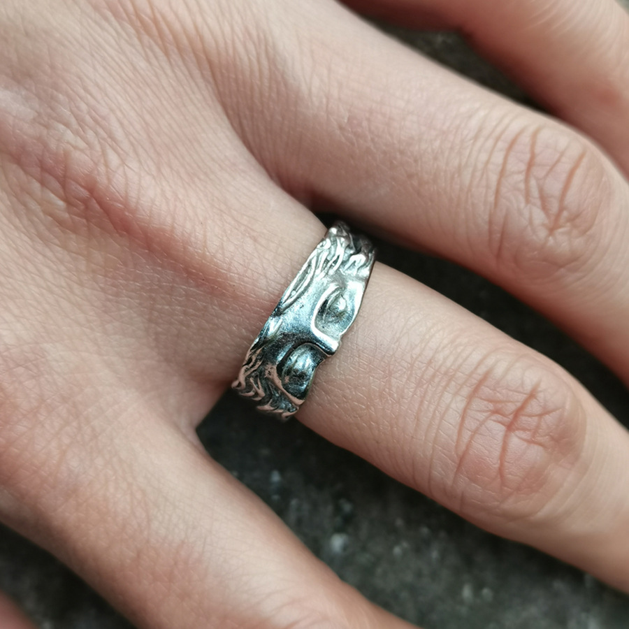 Anillo creativo de media másca - Vintage Open Face Retro Helmet reseña y precio