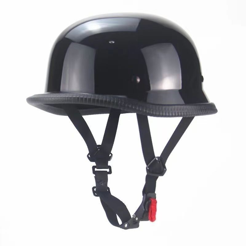 Casco de crucero de motociclet - Vintage Open Face Retro Helmet reseña y precio