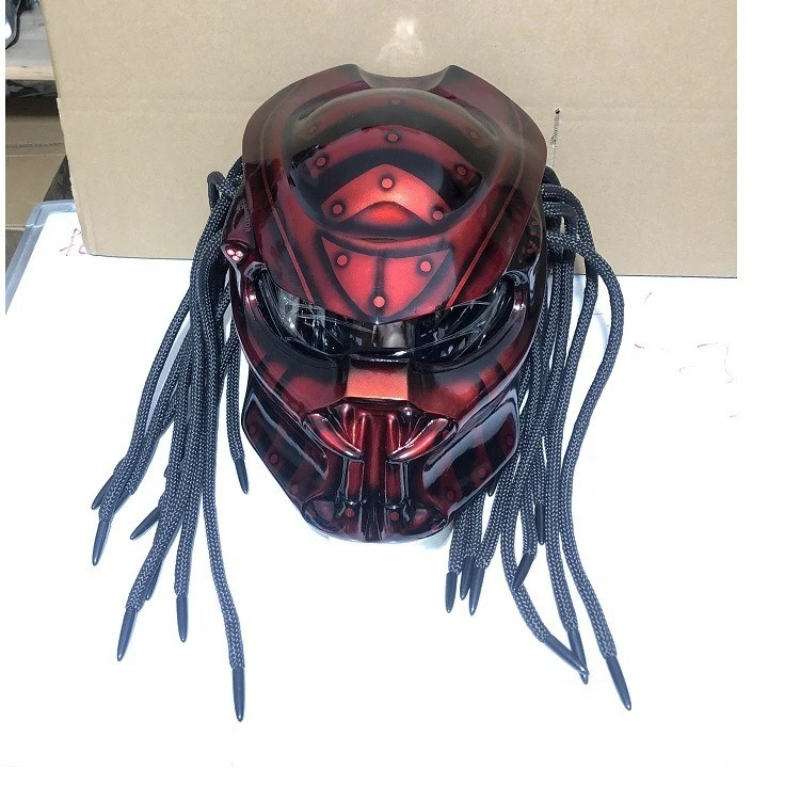 Casco de Motocicleta Integral  - Custom Predator Motorcycle Helmet reseña y precio
