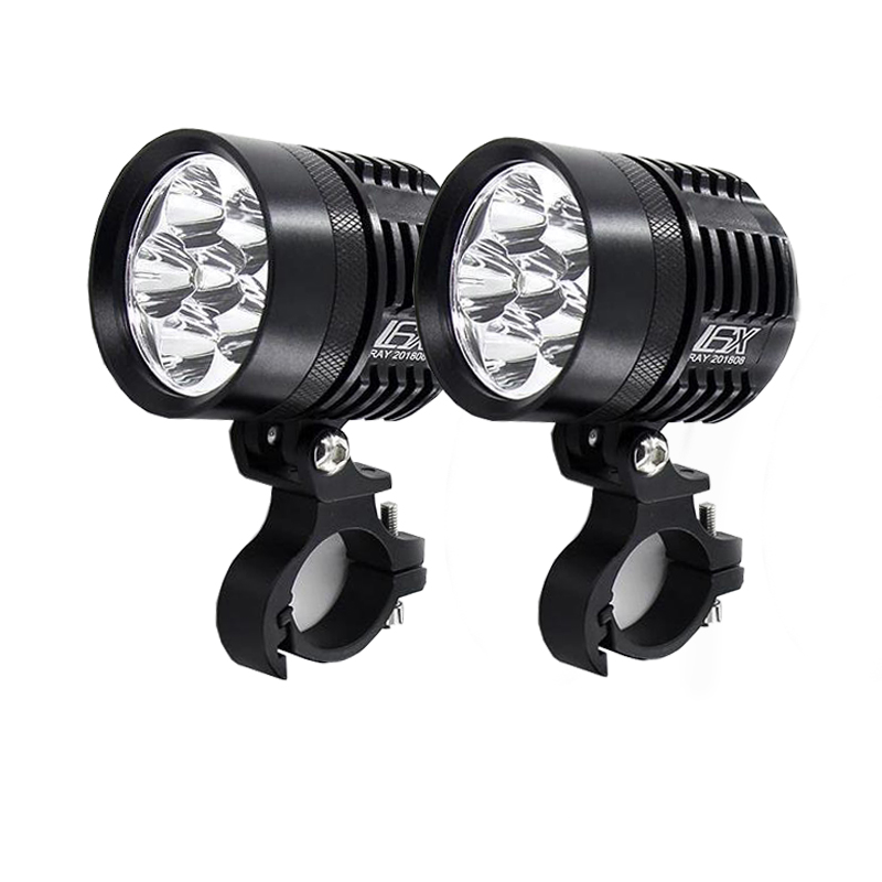 2PCS Faros Delanteros Universa - Universal Motorcycle Led Headlight Projector reseña y precio