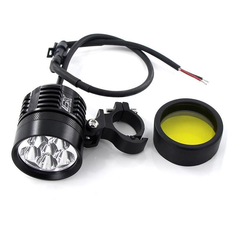 2PCS Faros Delanteros Universa - Universal Motorcycle Led Headlight Projector reseña y precio