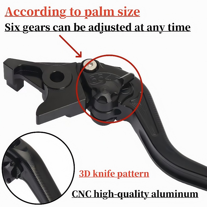 Juego de palancas de embrague  - Cnc Aluminum Adjustable Brake Clutch Levers reseña y precio