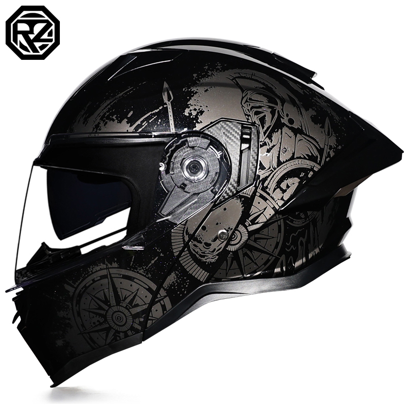 Casco de Motocicleta Modular A - Modular Flip Up Motorcycle Helmet Dot Approved reseña y precio