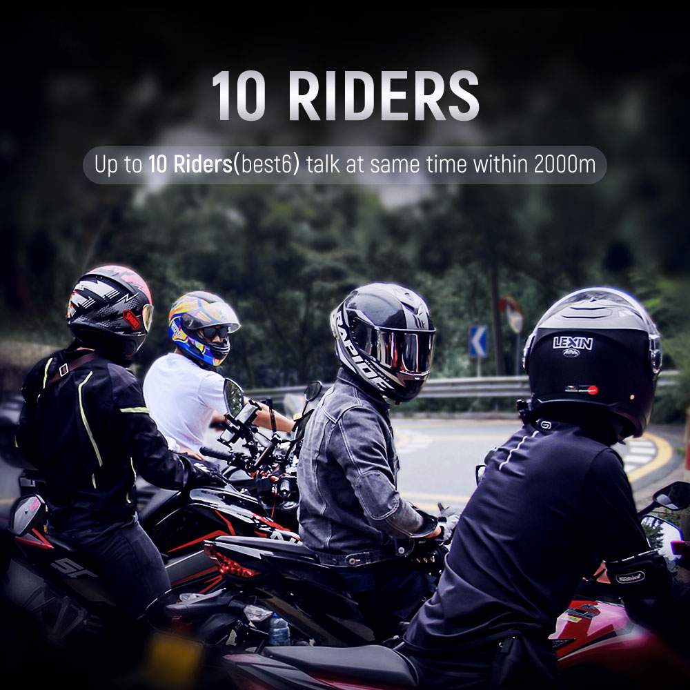 Lexin - B4FM-X Intercomunicado - Universal Motorcycle Helmet Intercom Headset reseña y precio