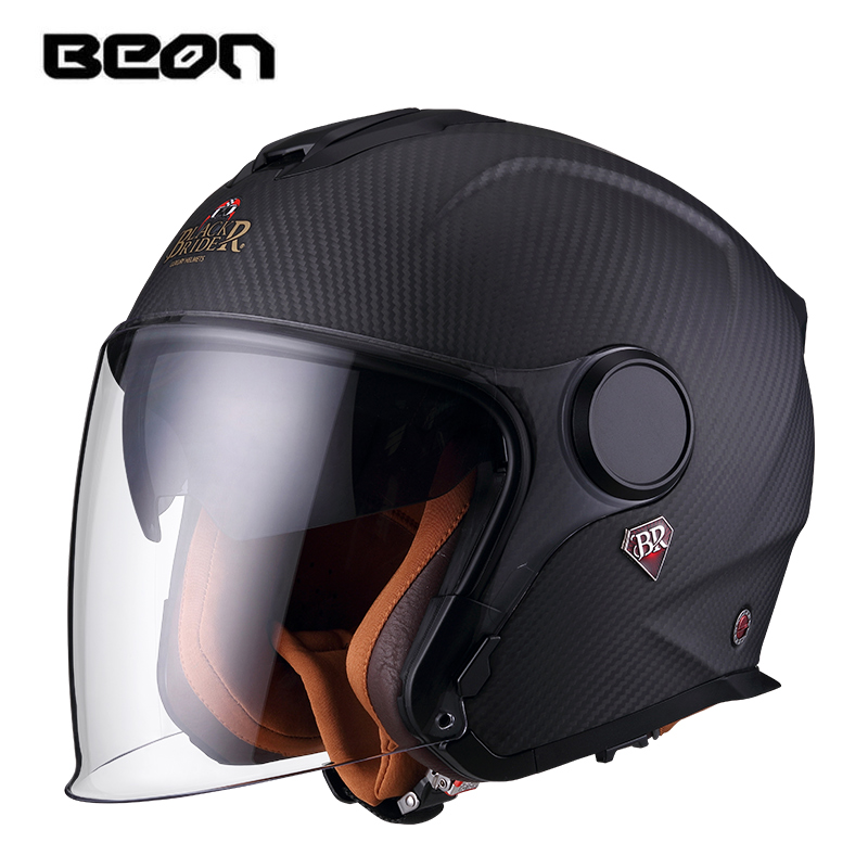 Casco de Motocicleta BEON BR23 - Carbon Fiber Lightweight Motorcycle Helmet reseña y precio