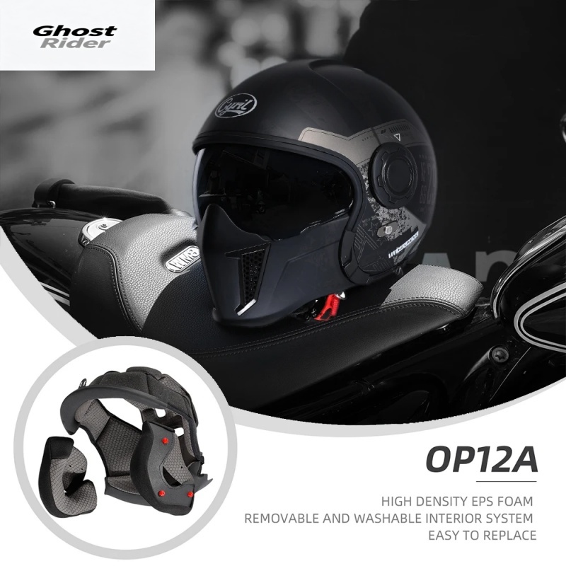 Casco de motocicleta modular O - Quick Release Buckle Motorcycle Helmet reseña y precio