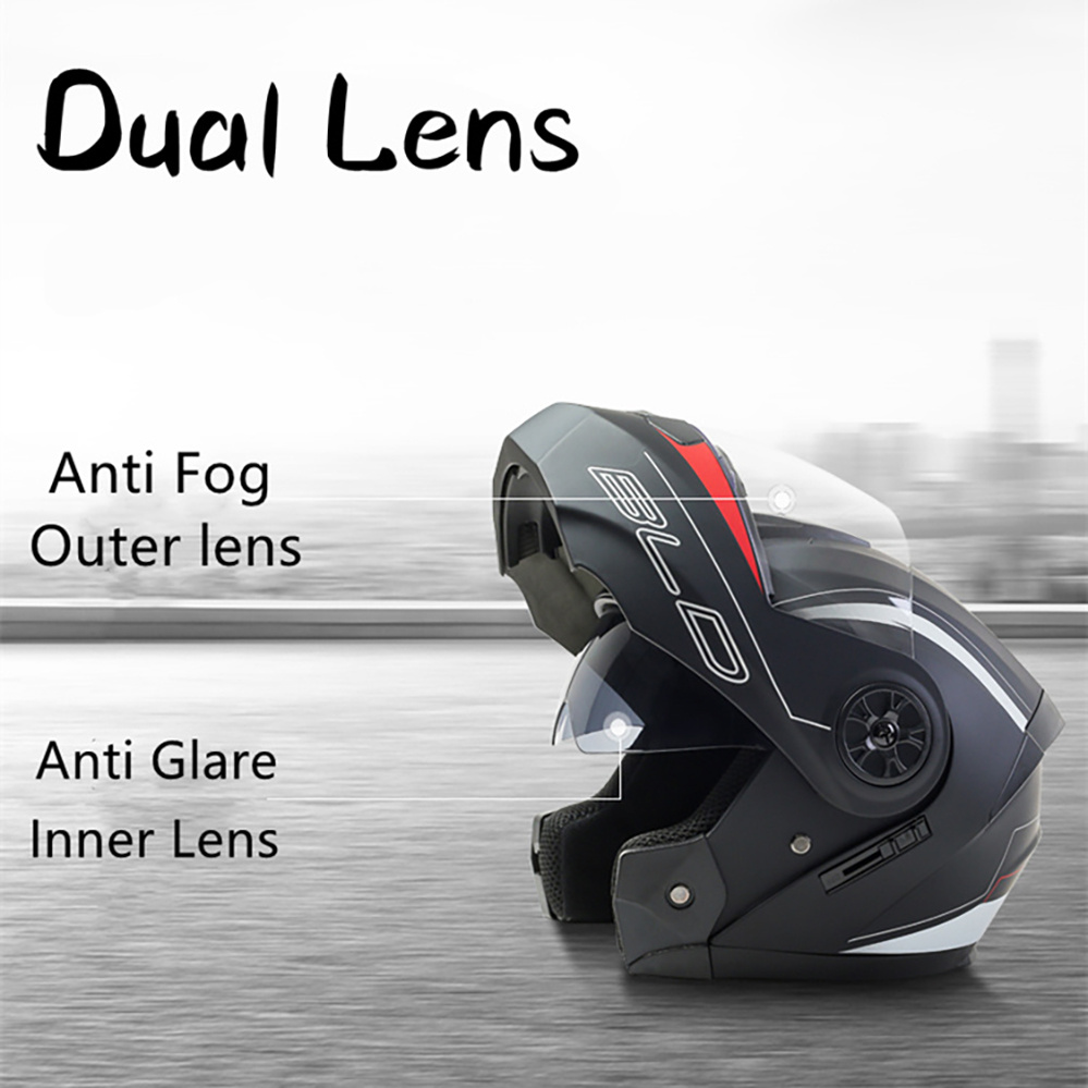 Casco Modular de doble lente p - Modular Flip Up Motorcycle Helmet Dot Approved reseña y precio
