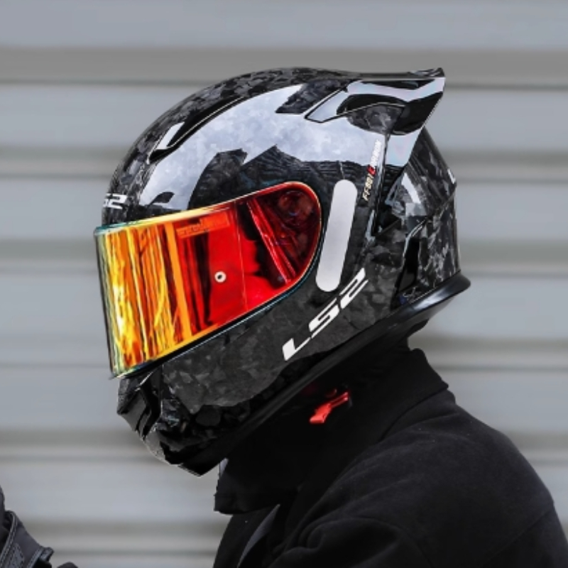 Casco de Motocicleta Integral  - Carbon Fiber Lightweight Motorcycle Helmet reseña y precio