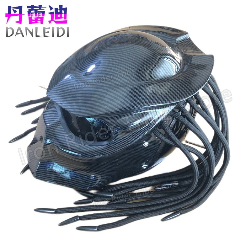 Casco de Motocicleta Integral  - Custom Predator Motorcycle Helmet reseña y precio