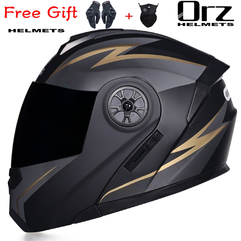 ORZ-161, Último Modelo de Casc - Modular Flip Up Motorcycle Helmet Dot Approved reseña y precio