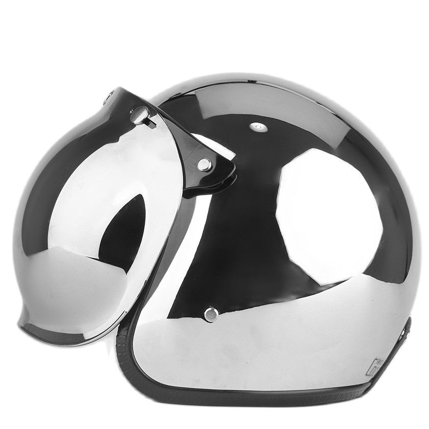 Casco de Moto de cara abierta, - Vintage Open Face Retro Helmet reseña y precio