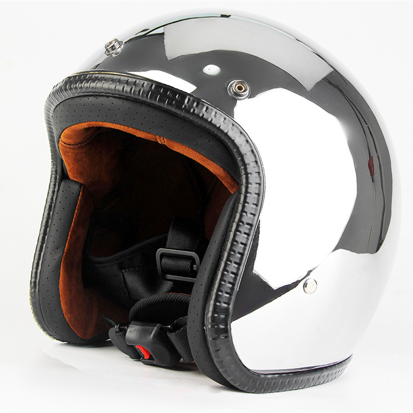 Casco de Moto de cara abierta, - Vintage Open Face Retro Helmet reseña y precio