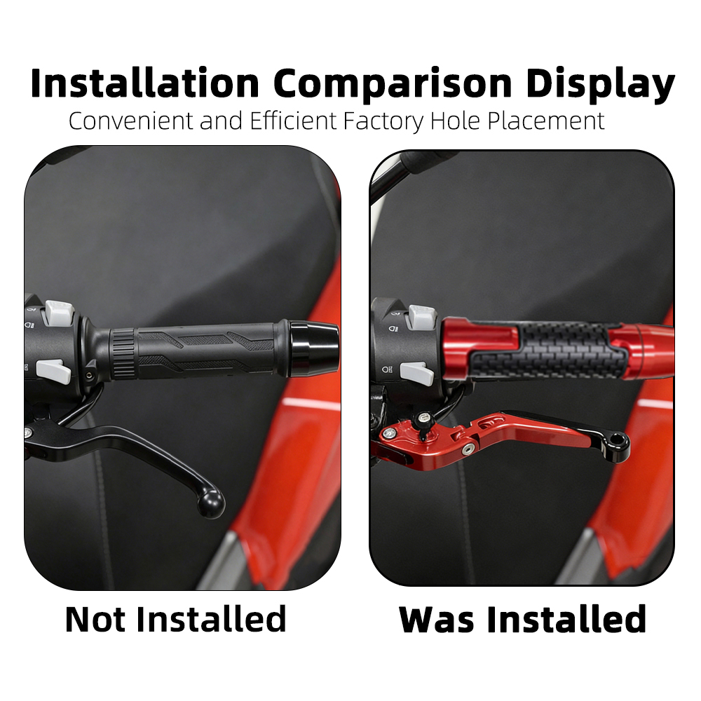 Accesorios para motocicleta pa - Cnc Aluminum Adjustable Brake Clutch Levers reseña y precio