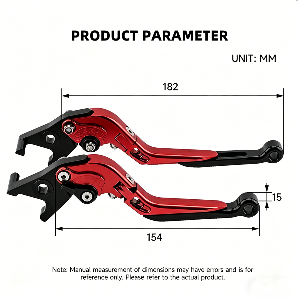 Accesorios para motocicleta pa - Cnc Aluminum Adjustable Brake Clutch Levers reseña y precio