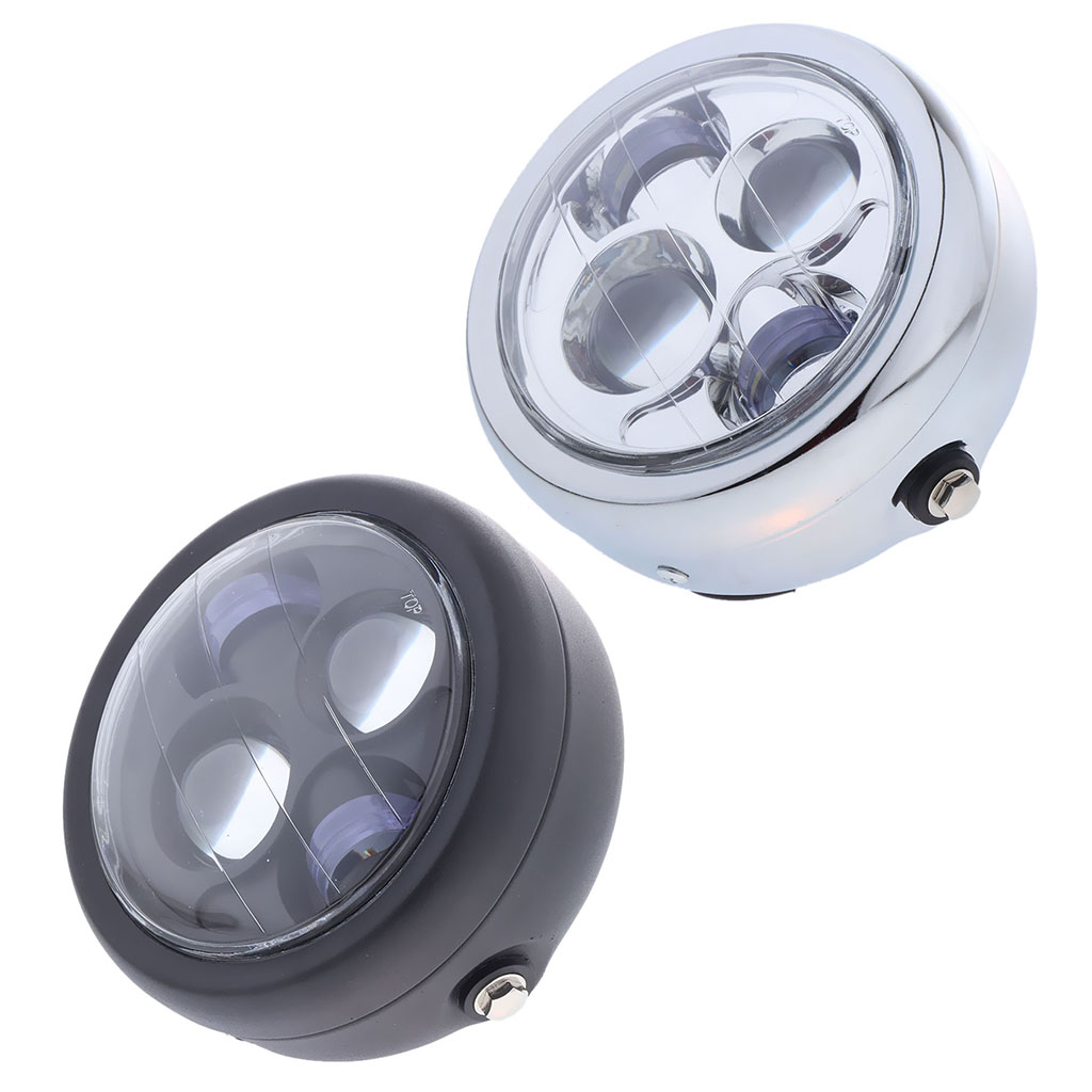 Faro Redondo Universal para Mo - Universal Motorcycle Led Headlight Projector reseña y precio