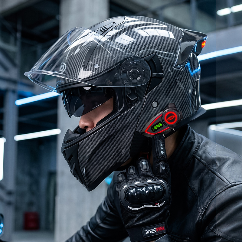 Cascos de Motocicleta de Mater - Modular Flip Up Motorcycle Helmet Dot Approved reseña y precio