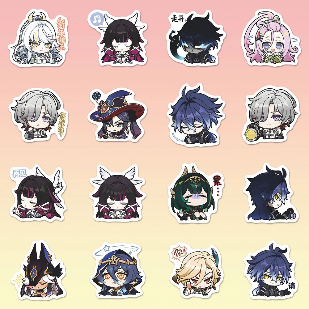 64 pegatinas de anime de Gensh - Motorcycle Helmets reseña y precio